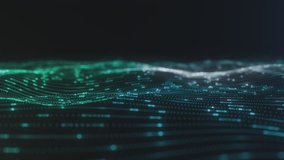  Dynamic Blue Digital Particle Waves Animation - Powered by Shutterstock - Get 15% off with code: PIKWIZARD15