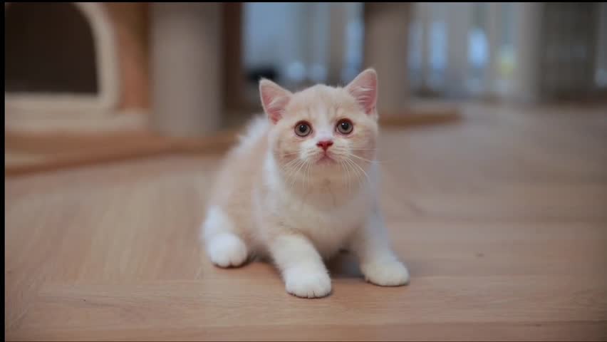 Adorable Kitten Ready to Play.