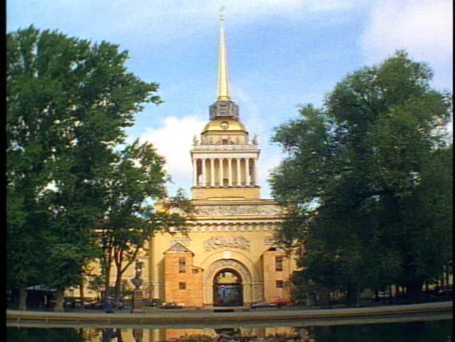 St. Petersburg, Russia, The Admiralty medium shot still