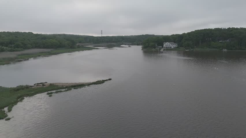 New Jersey Lake drone videos in the summer 