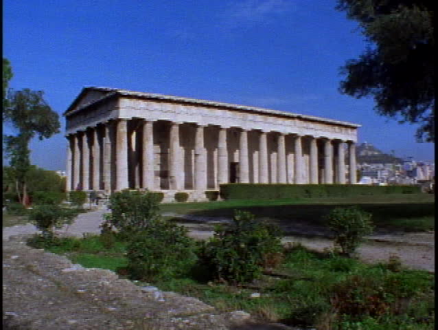 Athens, Greece, the Temple of Hephaestus, pass as the Parthenon