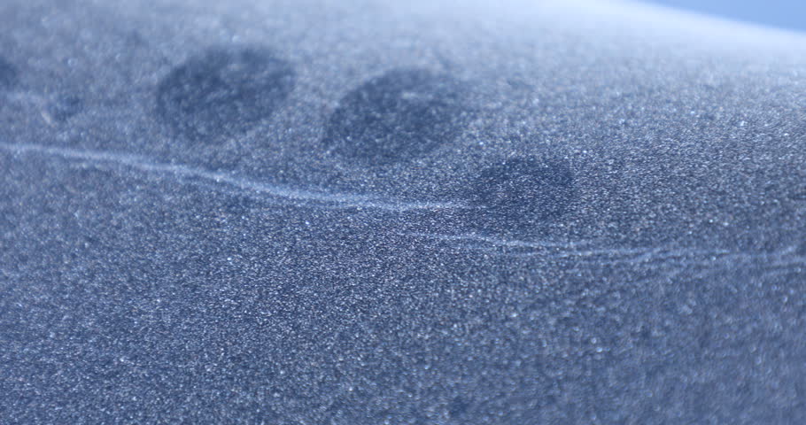 Fingerprints on a Dust crime scene Moonlight