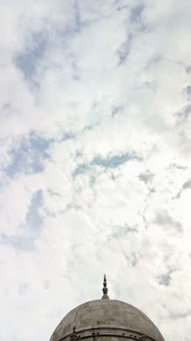 A mughal marvelous Sheikh Chilli Tomb at Thanesar,Kurukshetra. A great mughal, Indian and Persian architecture. Full view shot in 4k 