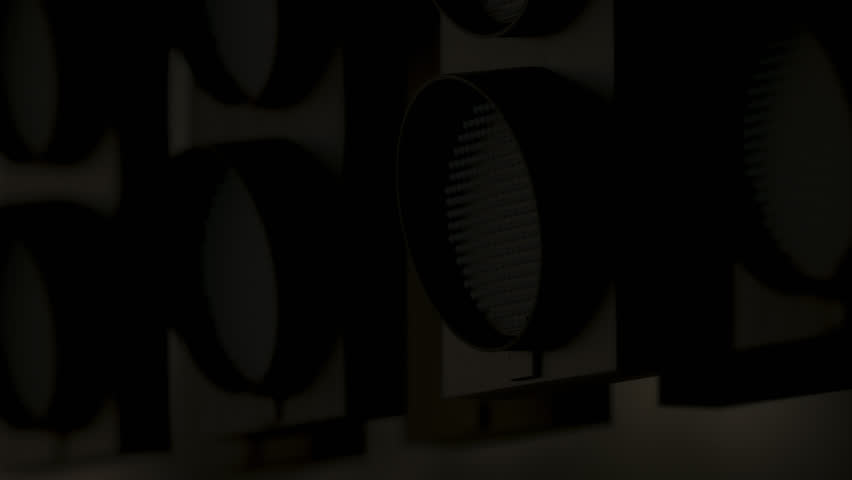 CLOSE-UP of start lights of night racing event. Intense LED signals indicating start sequence at motorsport circuit. Realistic 3d rendering. 3D Illustration