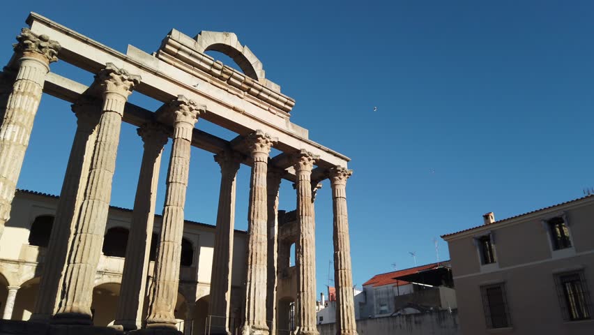 Roman temple of Diana in Mérida, Spain