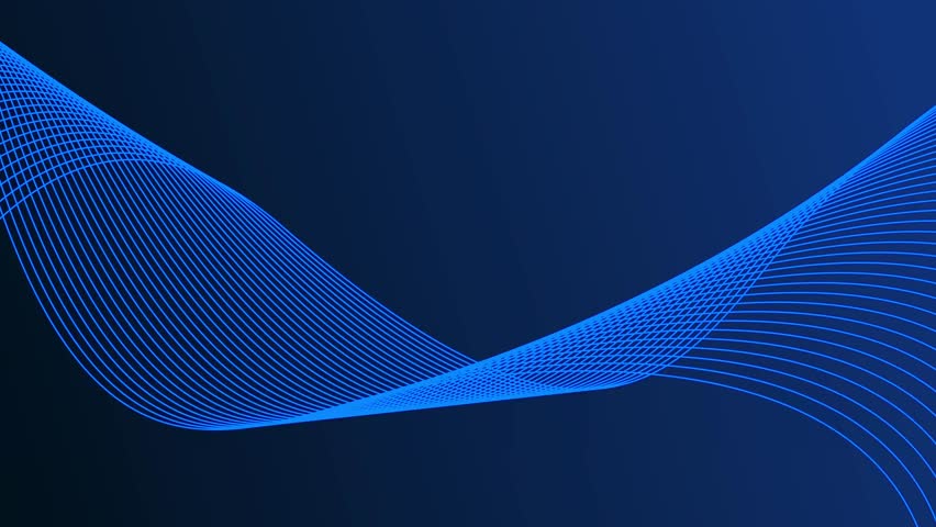 Ribbon line wave glowing light gradient motion background