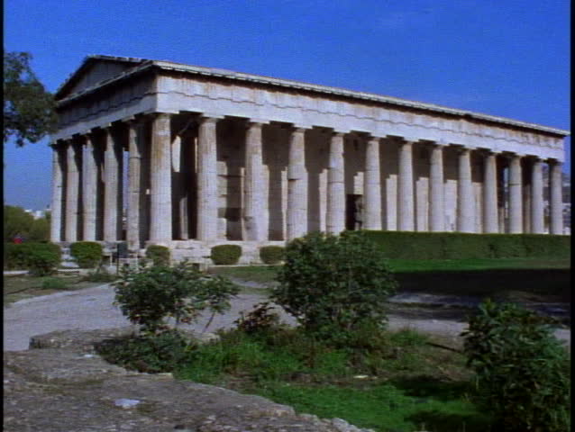 Athens, Greece, the Temple of Hephaestus.