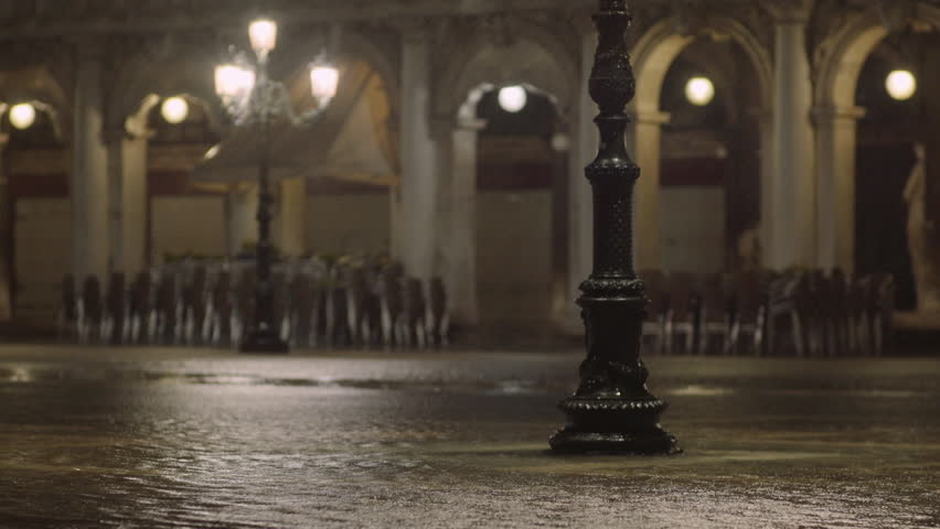 Piazza San Marco. High tide in Venice during winter time.
Venice - Italy