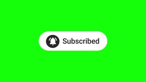 Subscribe animation video 4K, new subscribe and like green screen animation, bell icon - Powered by Shutterstock - Get 15% off with code: PIKWIZARD15