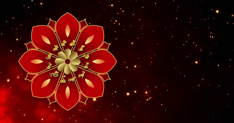 Chinese New Year | Lunar New Year | The Year of Snake - Lotus, Horoscope, and Giant Snake in Time Lapse • sstkLunarNewYear