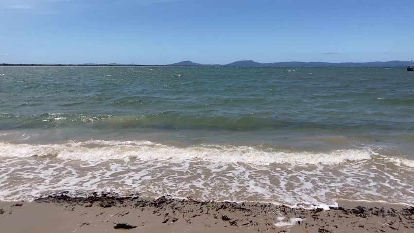 Great oyster bay with view of nine mile beach, Freycinet peninsular national park and Coles bay conservation area