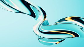 Abstract blue gradient curve glass background, 3d rendering. Motion graphic. - Powered by Shutterstock - Get 15% off with code: PIKWIZARD15