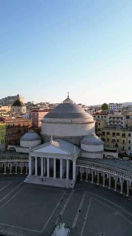 Napoli in golden hours. The Italien Summer. 
