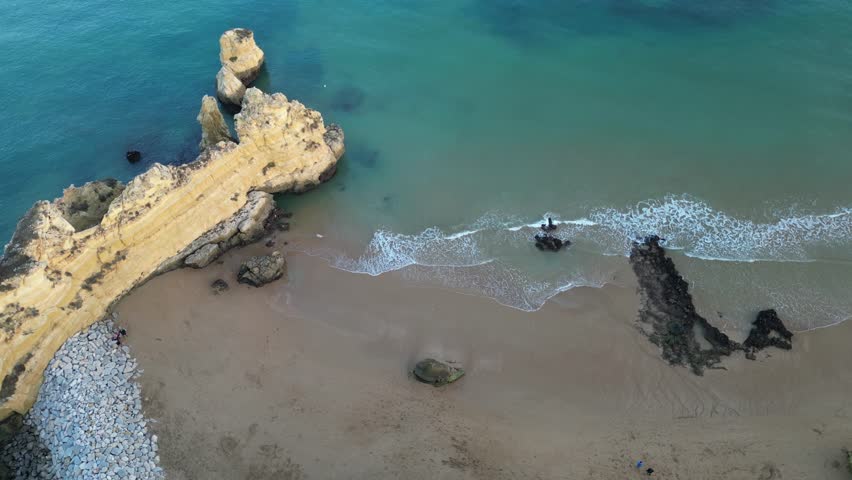Sandy Beach of Lagos, Portugal 