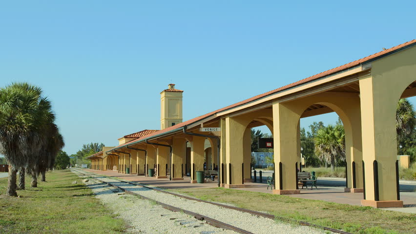 Sunny day at Venice Train Depot 
