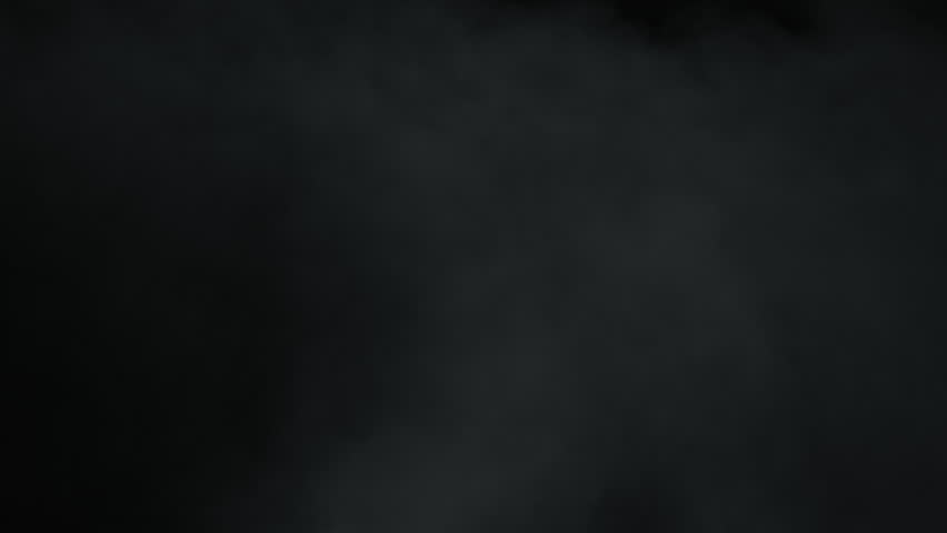 Super Slow Motion Shot of Atmospheric Smoke Isolated on Black Background at 1000fps.