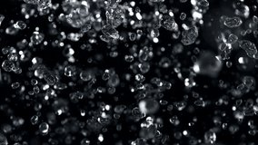 Super Slow Motion Shot of Splashing Water Isolated on Black Background, 1000fps. - Powered by Shutterstock - Get 15% off with code: PIKWIZARD15