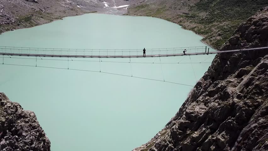 trift bridge at switzerland gadmen