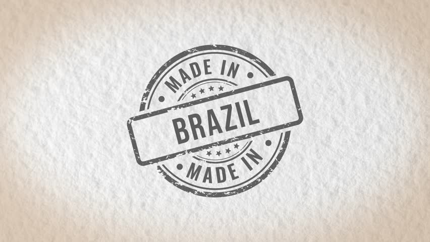 Made in Brazil stamp 4k