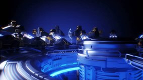 futuristic female robot in laboratory with cryocapsules with sleeping peoples. Cryo sleep future concept. - Powered by Shutterstock - Get 15% off with code: PIKWIZARD15