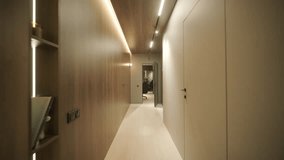 Stylish and elegant minimalist home interior featuring clean lines, neutral colors, and warm ambient lighting, creating a cozy and modern atmosphere. - Powered by Shutterstock - Get 15% off with code: PIKWIZARD15