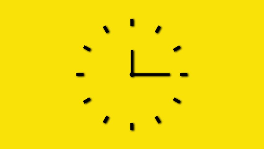 clock icon vector clock face animation