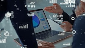 Group of business people meeting and business data concept - Powered by Shutterstock - Get 15% off with code: PIKWIZARD15