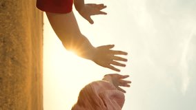 little child kid boy girl stretch their hand sun, ray fingers, vacation travel, sun playful children, children sunset faith, sun embracing childhood, outdoor family gathering, children's nature - Powered by Shutterstock - Get 15% off with code: PIKWIZARD15