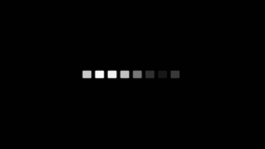 loading dots animation. Animation of seamless loop. Animation loading bar 4 dots looping progress icon.