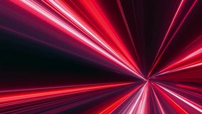 Acceleration speed motion on night road. Light and stripes moving fast over dark background. Abstract red 3d animation. 4k seamless looping video - Powered by Shutterstock - Get 15% off with code: PIKWIZARD15