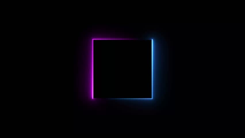 Abstract beautiful blue colour neon light frame background animation.	 - Powered by Shutterstock - Get 15% off with code: PIKWIZARD15