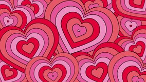 Romantic Colorful Cartoon Hearts Endless Loop Animation - Powered by Shutterstock - Get 15% off with code: PIKWIZARD15