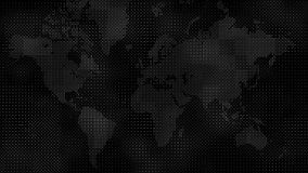 Minimalist halftone dots world map in black and white, highlighting digital stylized global connections on planet Earth - Powered by Shutterstock - Get 15% off with code: PIKWIZARD15