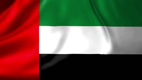United Arab Emirates Flag Fluttering Against Clear Skies - Powered by Shutterstock - Get 15% off with code: PIKWIZARD15