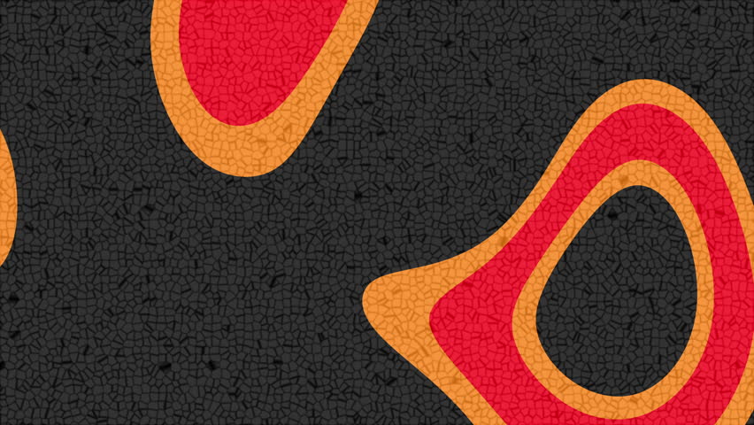 Title Red orange and black mosaic abstract design. Suitable for backgrounds, graphic design projects, wallpaper, and contemporary art concepts.