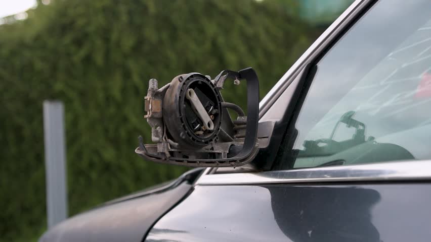 Car crash wreck broken window glass damage insurance