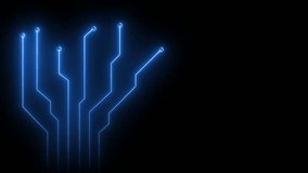 neon abstract futuristic tech background with circuit board lines. Seamless looping glowing chip motion design. Video animation Ultra HD 4K. - Powered by Shutterstock - Get 15% off with code: PIKWIZARD15