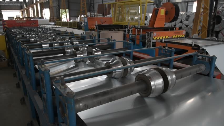 Steel tile manufacturing in Minas Gerais Brazil