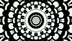 Seamless circular white mandala ornament background on black background, Islamic Arabic style for any purpose. White digital mandala abstract ornament. Oriental floral vintage decorative elements - Powered by Shutterstock - Get 15% off with code: PIKWIZARD15