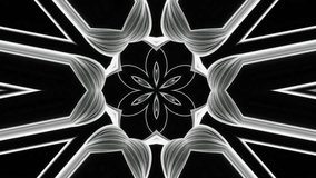 Seamless circular white mandala ornament background on black background, Islamic Arabic style for any purpose. White digital mandala abstract ornament. Oriental floral vintage decorative elements - Powered by Shutterstock - Get 15% off with code: PIKWIZARD15