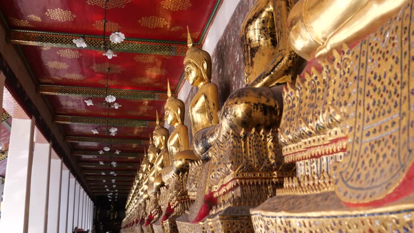 
Wat Suthat Thepwararam (Suthat Temple), Bangkok. It is located near Khao Sarn Road. It is one of the oldest temples in Bangkok. 
