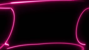 Neon frame in the style of the popular social media. For use in slideshows, social media posts, live broadcasts, short films, videos, videos, advertisements, presentations and animations - Powered by Shutterstock - Get 15% off with code: PIKWIZARD15