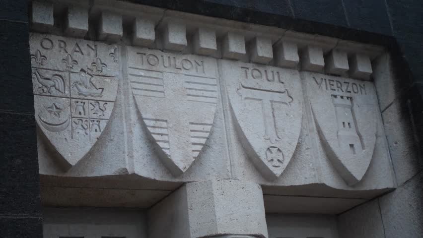 City Blazons of Oran, Toulon, Touls, Vierzon