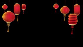 Swaying Chinese Red Paper Lantern Animation, Lunar New Year Decoration, Transparent Background, seamless loop, realistic illustration, curve arc top frame	
 - Powered by Shutterstock - Get 15% off with code: PIKWIZARD15