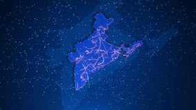 Digital India technology, India Map technology abstract background, Technology abstract background. Map of India circuit board. Map with artificial intelligence concept. diagram. 3D Illustration - Powered by Shutterstock - Get 15% off with code: PIKWIZARD15