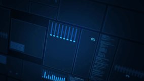 Finance 4K corporate business growth graph chart icon. diagram charts and stock. Financial graph background. stock market charts data view business growth bar graph. 4K 3D animation. 3D Illustration - Powered by Shutterstock - Get 15% off with code: PIKWIZARD15