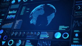 Finance 4K corporate business growth graph chart icon. diagram charts and stock. Financial graph background. stock market charts data view business growth bar graph. 4K 3D animation. 3D Illustration - Powered by Shutterstock - Get 15% off with code: PIKWIZARD15