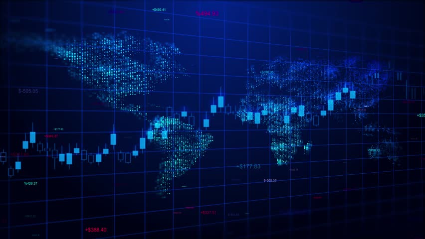 3D Futuristic World Digital finance stock exchange market crypto currency digital indicators, world map abstract background. Forex Trading Investor, Financial Analyst Stock Market Chart AI trading - Powered by Shutterstock - Get 15% off with code: PIKWIZARD15