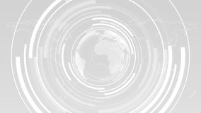 Futuristic planet Earth hologram cyberspace. World map of glowing dots with HUD Big data circles against background of binary code. Global communication system. Global network blockchain connection - Powered by Shutterstock - Get 15% off with code: PIKWIZARD15