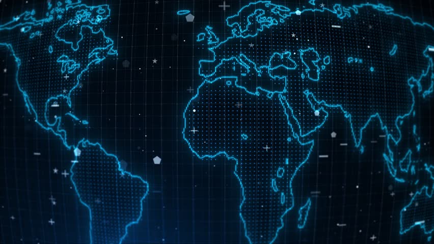 Hologram globe rotating, communication technology world network Data Flow, Connections, Innovation, Technology. Big data network concept. globe virtual planet Earth. Digital planet. Network connection - Powered by Shutterstock - Get 15% off with code: PIKWIZARD15